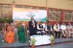 72nd Republic Day Celebration -2021 by the Chief Guest - Prof. Ravivarma Kumar, Senior Advocate, High Court of Karnataka, Former Advocate General for Karnataka, Professor of Law and presided by Nadoja Dr. Wooday P. Krishna, Honorary General Secretary, Seshadripuram Educational Trust on 26.01.2021