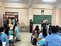Orientation Programme for freshers 2022-2023 by Smt. Sahana Gopal, Practicing Advocate, High Court of Karnataka on 05.12.2022.