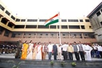  73rd Republic Day Celebration -2022 presided by Nadoja Dr. Wooday P. Krishna, Honorary General Secretary, Seshadripuram Educational Trust on 26.01.2021.