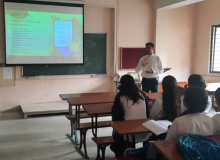 A Guest lecture on shares and dividends by Alok Gananath , An Advocate And Company Secretary on 12.08.2023