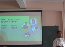 A Guest lecture on shares and dividends by Alok Gananath , An Advocate And Company Secretary on 12.08.2023
