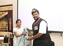  Anti-terrorism Day under NSS unit on 22.05.2023. by Shri.C.K.Ramesh, a retired Army