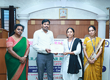 One day State Level Seminar on Indian Democracy Constitutional Rights And Social Justice Contemporary Perspectives by Professor Honnu Siddarth, Director and Professor,  Babasaheb Dr. B R Ambedkar Study and Research centre, Bangalore University on 12.07.2023