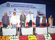Phase-II : Offline Semi-Finals, Final round at Seshadripuram Law College & Valedictory at Gandhi Bhavan on 22.07.2023 : Mooter Ensemble presents 5th National Level Moot Court Competition 2022-23