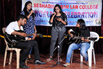 Students participated in cultural events in college annual day function