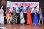 Students of Seshadripuram Law College participating in fashion show