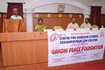 Sri. Mangaluru Vijay, Social Activist & Writer, Gandhi Bhavan addresses the gathering