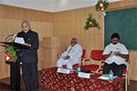  Honble Justice Dr.M.Rama Jois is addressing the gathering. 
