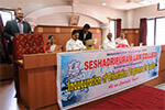 Prof.(Dr.) C.S.Patil, Vice-Chancellor, Karnataka State Law University, Hubballi inaugurated the orientation programme for freshers