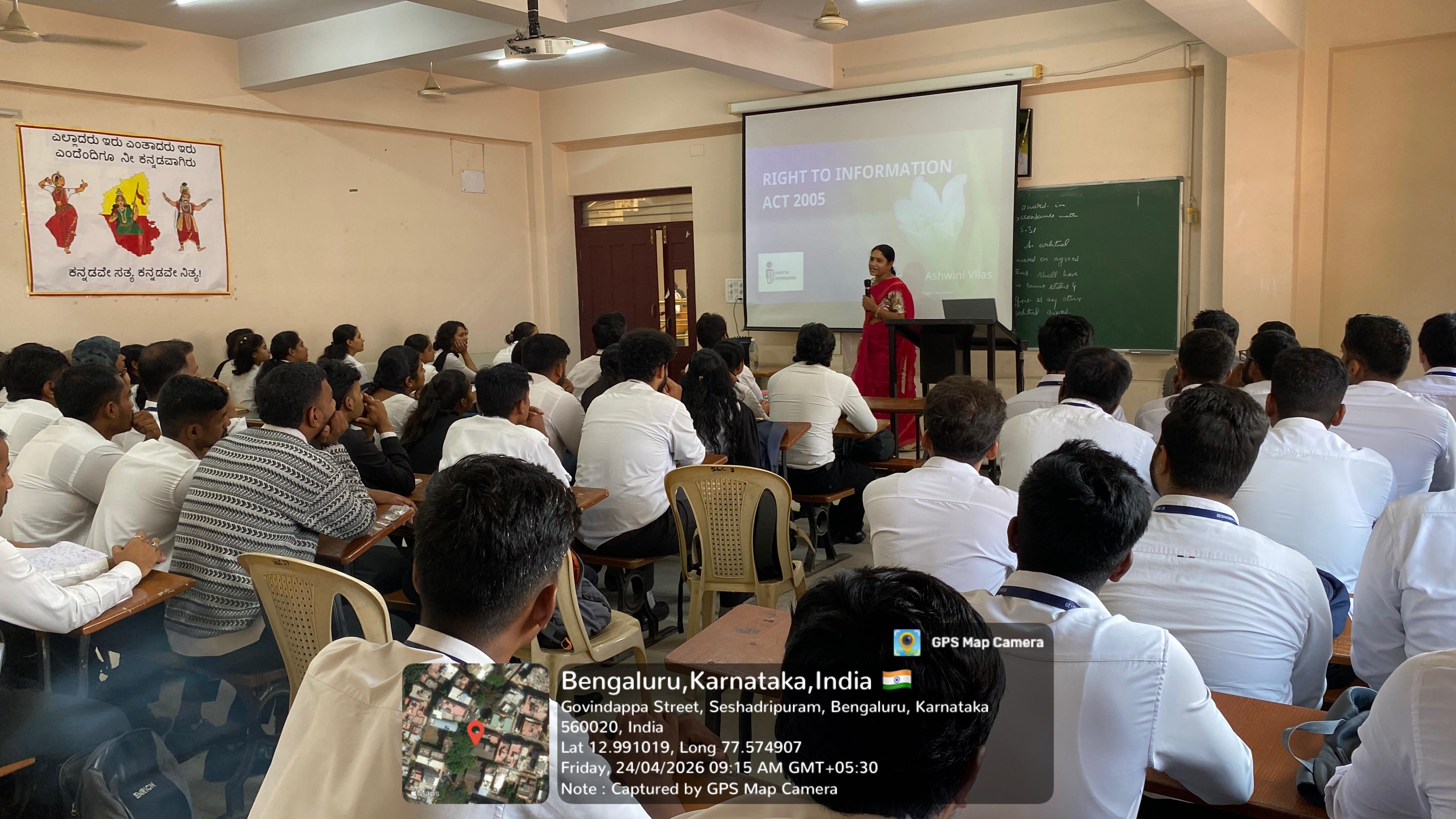 Guest Lecture on the Right to Information ...